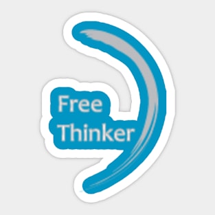 Free Thinker Sticker